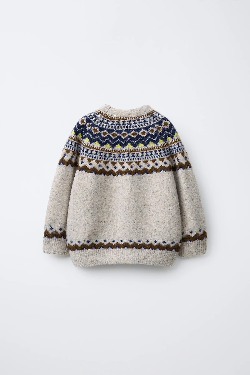 JACQUARD KNIT JUMPER