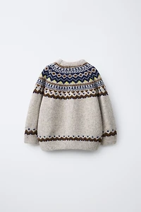 JACQUARD KNIT JUMPER