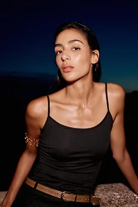 POLYAMIDE SPAGHETTI STRAP CAMISOLE
