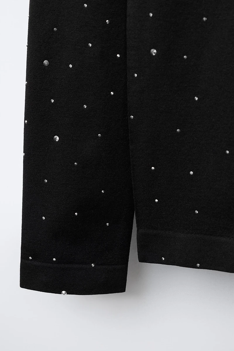 SEAMLESS RHINESTONE T-SHIRT