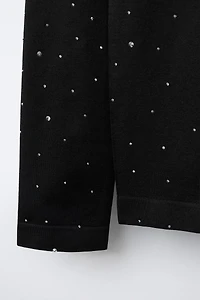 SEAMLESS RHINESTONE T-SHIRT