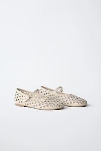 SPARKLY CUT-OUT MARY JANES