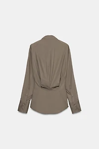 FITTED HEM SHIRT