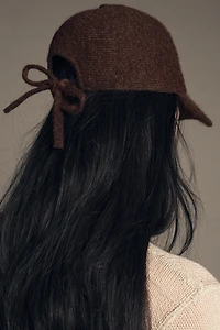 KNIT BOW CAP