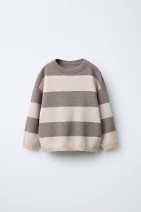 STRIPED KNIT SWEATER