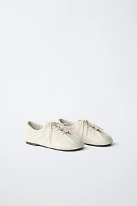 LEATHER DERBY SHOES