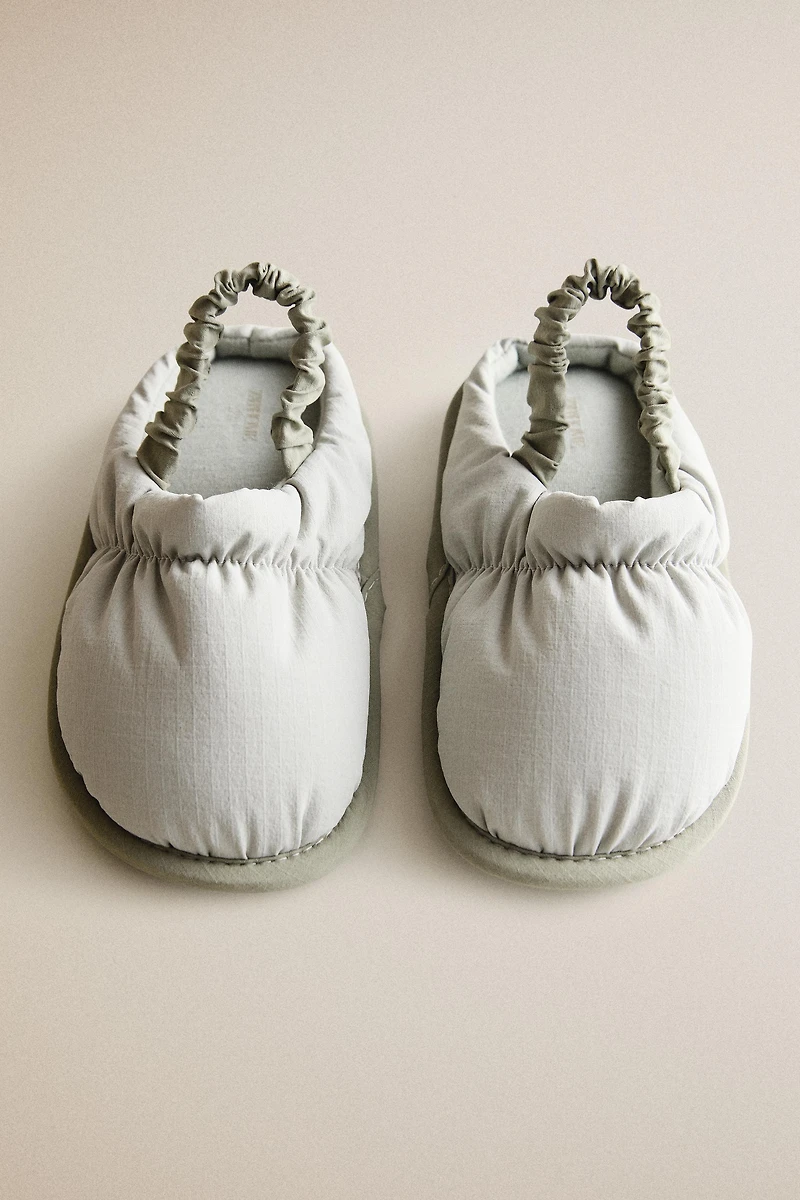 KIDS FABRIC SLIPPERS