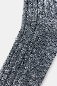 RIB KNIT LONG SOCKS