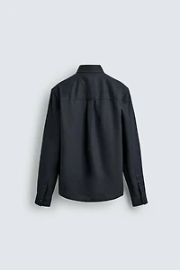REGULAR FIT HEMP-COTTON SHIRT
