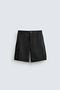 RELAXED FIT CARGO SHORTS