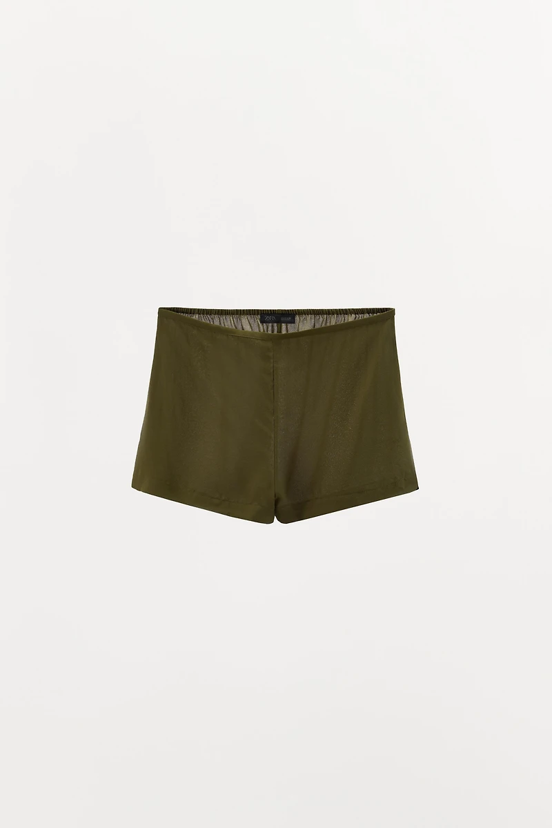 100% SILK SHORTS
