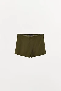 100% SILK SHORTS