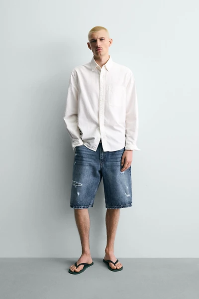BAGGY FIT DENIM SHORTS