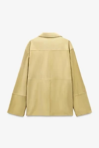 LIMITED EDITION SUEDE LEATHER POCKET SHIRT
