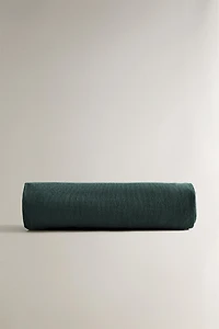 FRINGED COTTON BEACH TOWEL