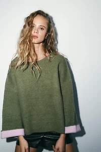 COMBINATION KNIT JUMPER