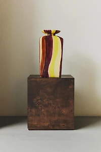 VASE CÉRAMIQUE RAYURES X COLLAGERIE