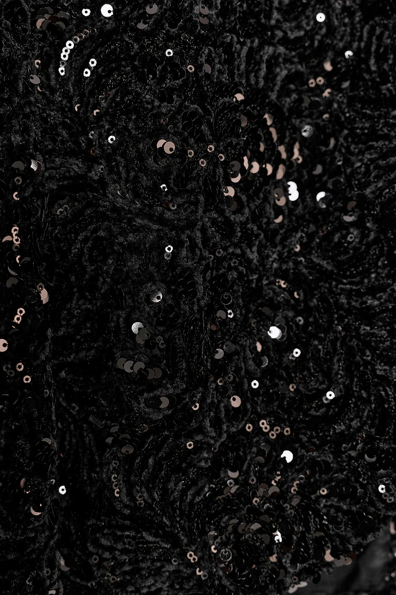 SEQUIN VOLUME SLEEVE JACKET