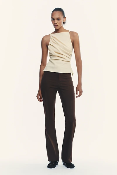 PANTALON FLARE TAILLE HAUTE
