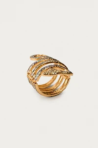 MARISA BERENSON X ZARA METAL SNAKE BRACELET