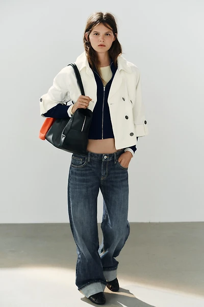 CROPPED BUTTON JACKET