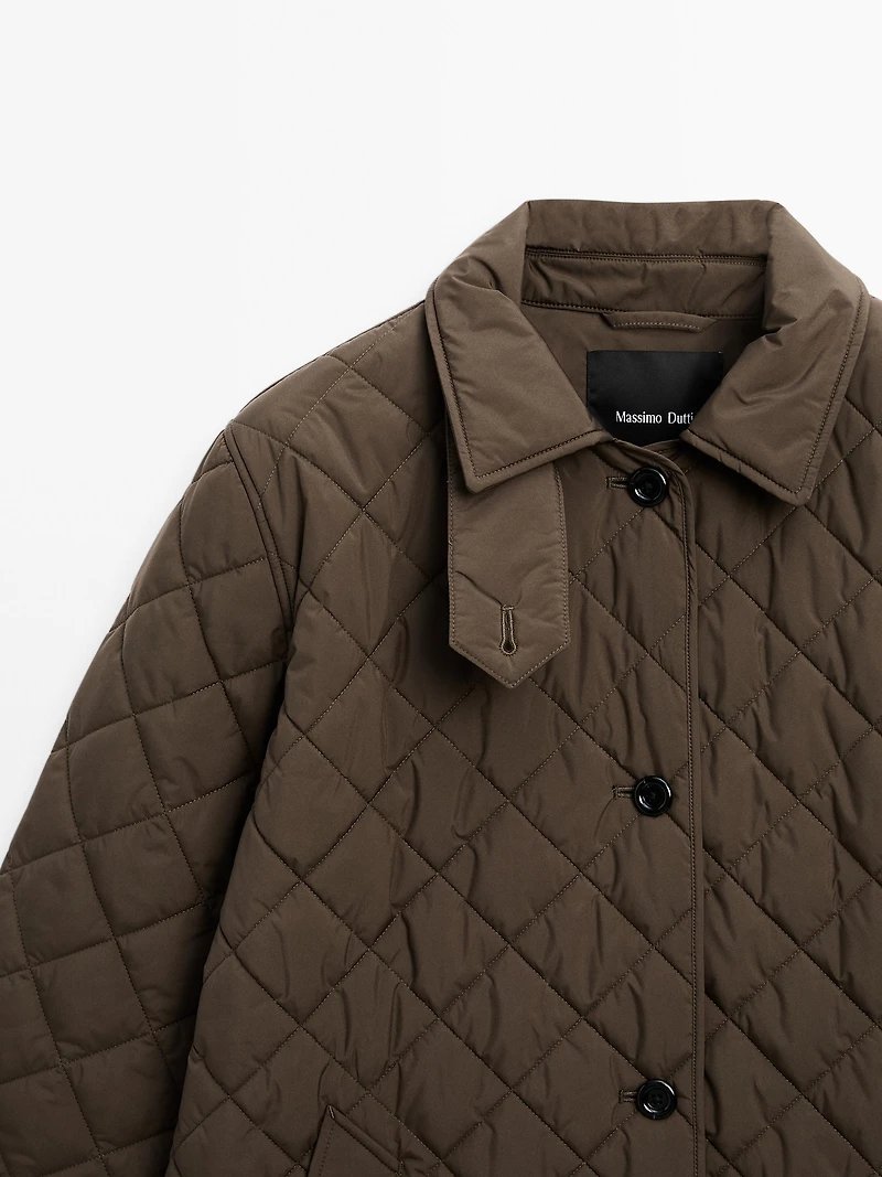 Veste matelassée longue et légère