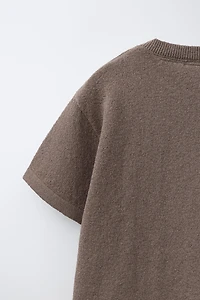 RUSTIC KNIT T-SHIRT