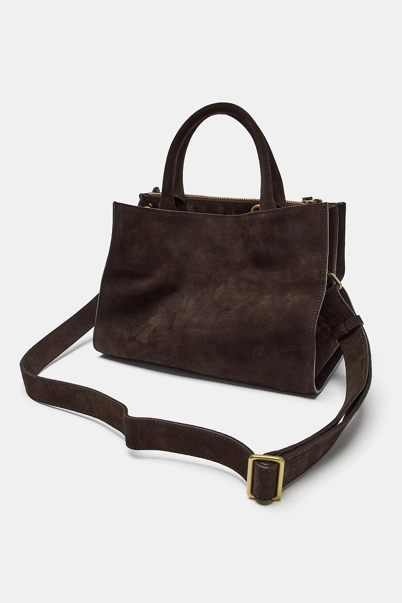 LEATHER CITY BAG