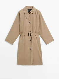 Trench en coton mélangé