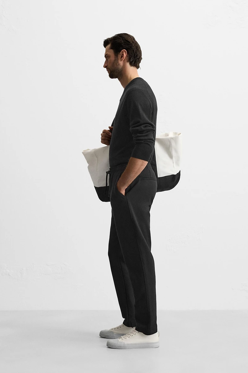 JOGGER WAIST STRETCH PANTS