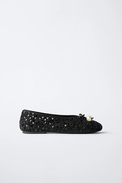 PEARL BALLET FLATS