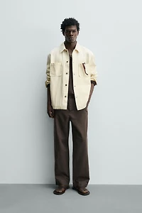 HEMP - COTTON STRAIGHT FIT PANTS