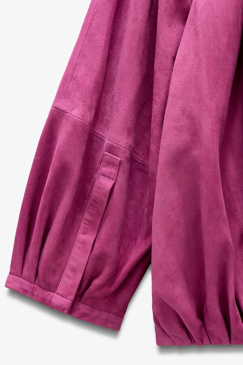 LIMITED EDITION SUEDE TOP
