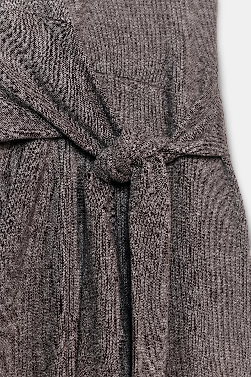 SOFT KNOTTED DRESS