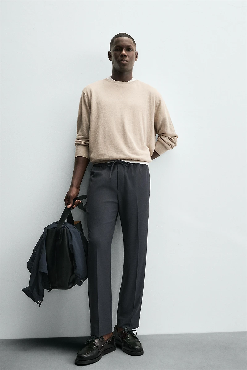 JOGGER WAIST STRETCH PANTS