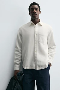 TEXTURED POCKET SHIRT