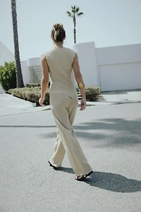 PANTALON BAGGY TEXTURÉ