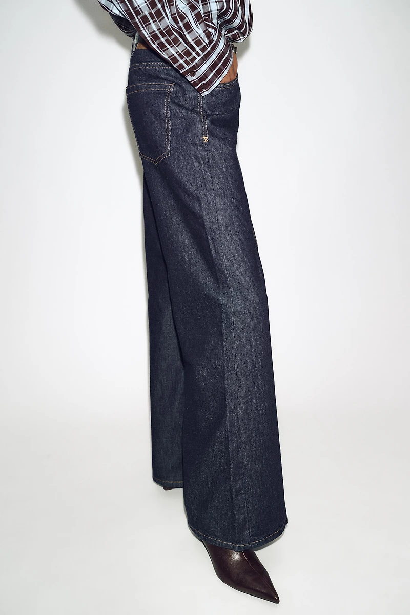 Z1975 WIDE LEG BELTED JEANS