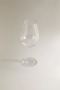 VERRE À VIN CRISTALLIN RELIEF