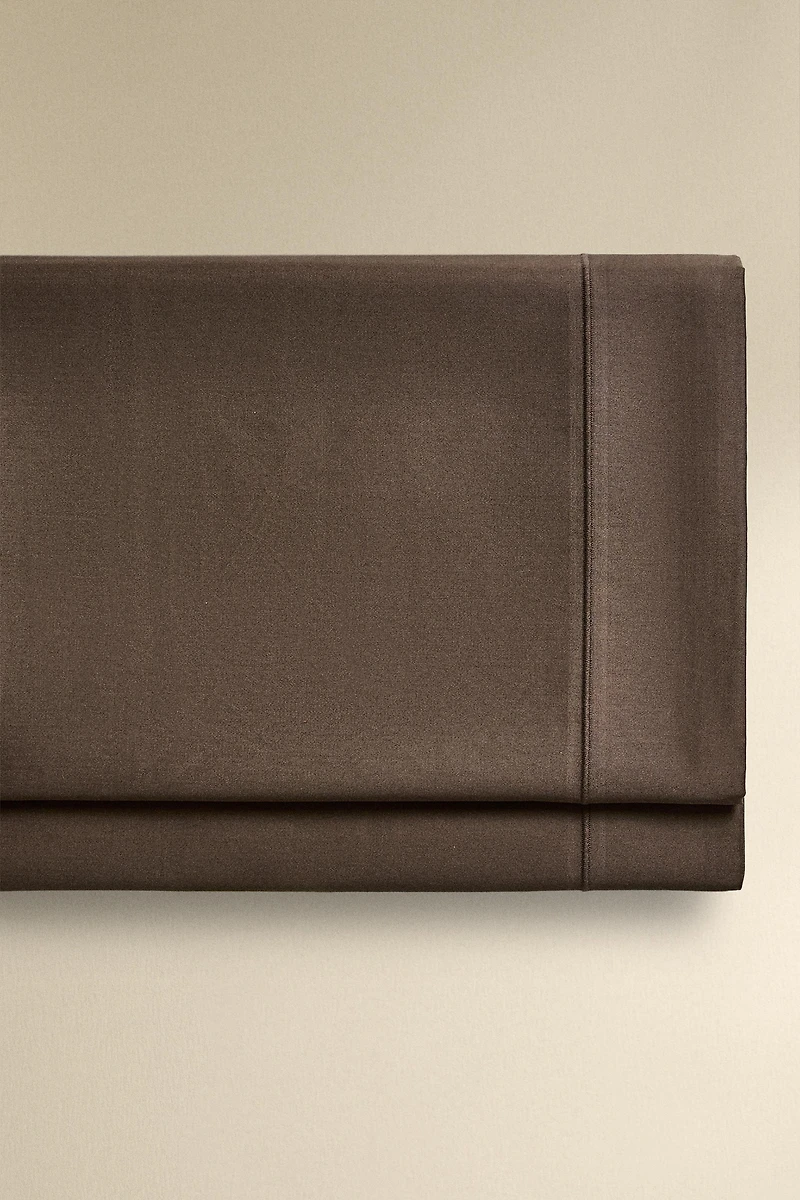 DRAP DE DESSUS SATIN FESTON (300 FILS)