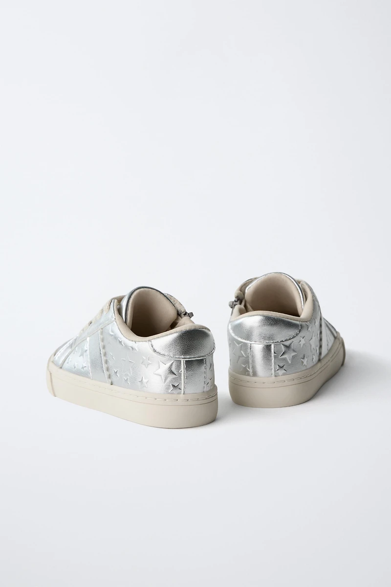 METALLIC STAR SNEAKERS