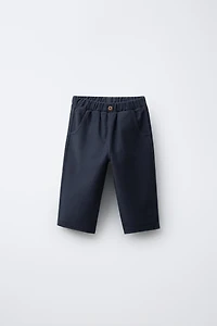 TWILL BUTTON PANTS