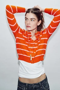 STRIPED CARDIGAN