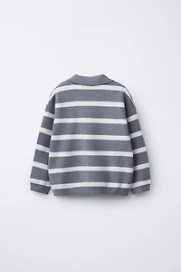 STRIPED KNIT SWEATER