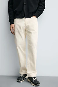 PANTALON REGULAR FIT EN VELOURS CÔTELÉ