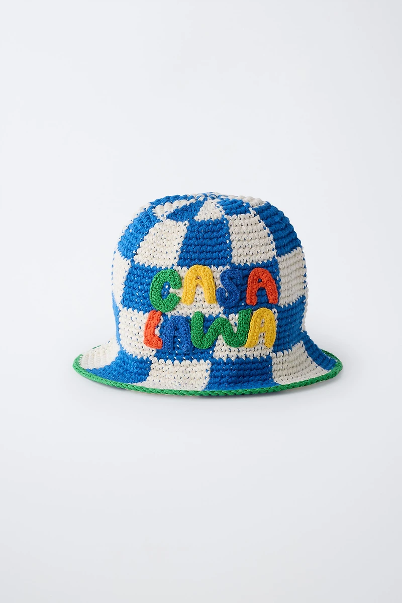 CASA LAWA X ZARA KIDS KNIT BUCKET HAT