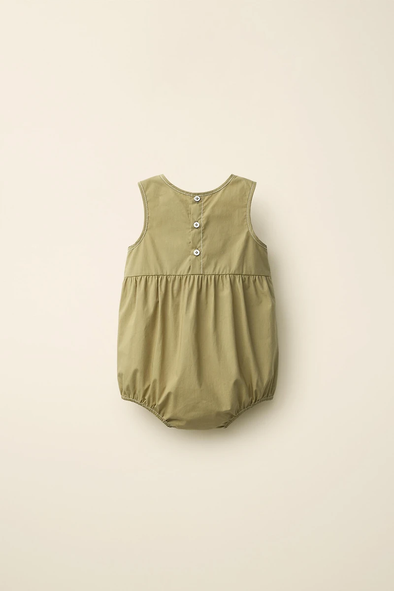 CONTRAST STITCH ROMPER CREATED BY CARAMEL LONDON X ZARA