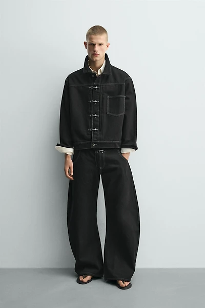 BOXY FIT FIREMAN CLASP JACKET