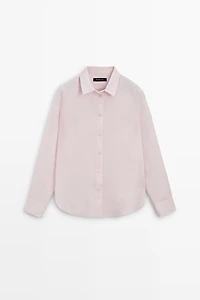 Flowing 100% linen shirt