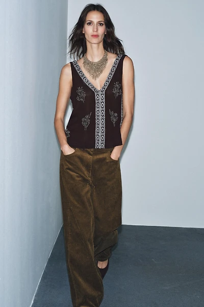 TOP BRODÉ ZW COLLECTION LIMITED EDITION